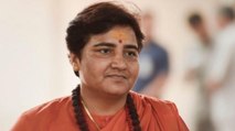 Sadhvi Pragya Singh Thakur tried hands at basketball