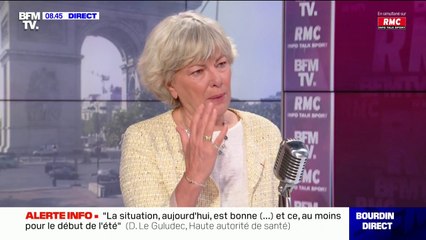 Dominique Le Guludec considère qu'"il faudra envisager" la vaccination obligatoire en fonction de la situation épidémique