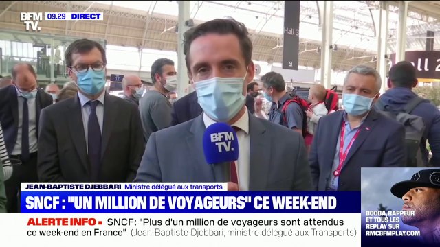 Jean-Baptiste Djebbari: Pour l'instant, nous n'avons pas souhaité étendre le pass sanitaire, notamment aux TGV