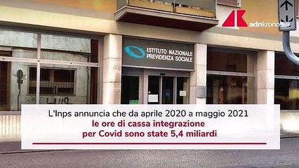 Inps, da aprile 2020 autorizzate 5,4 miliardi di ore di cig Covid