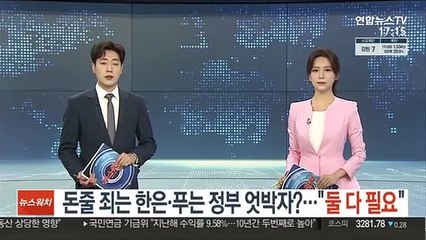 돈줄 죄는 한은·푸는 정부 엇박자?…"둘 다 필요"