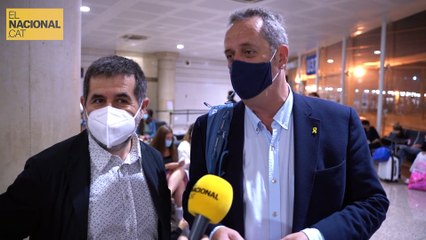 Els presos polítics viatgen a Waterloo