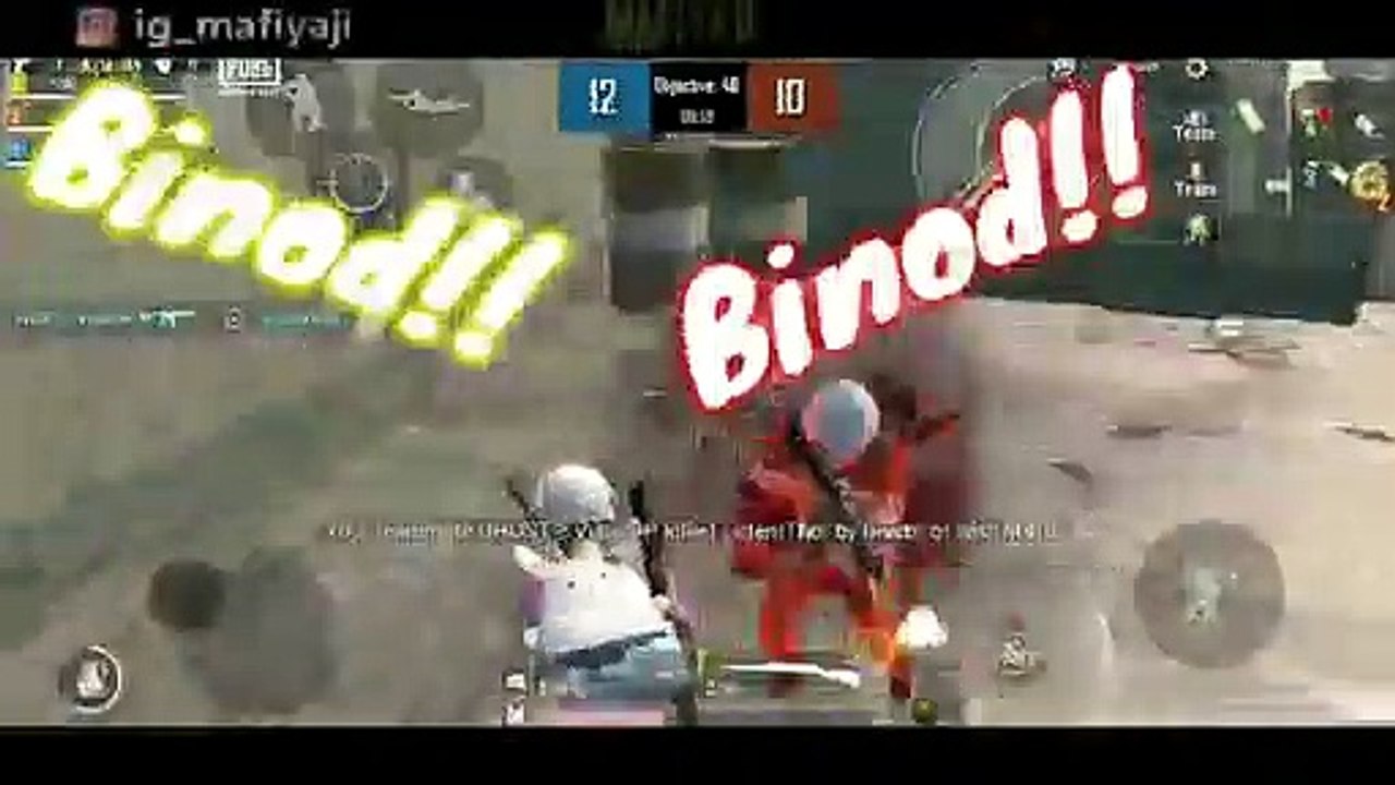 Binod the pubg mobile montage | funny video of pubg