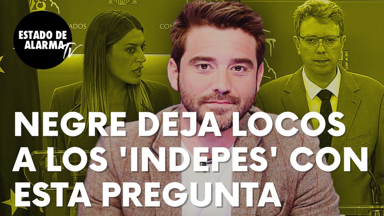 La inesperada pregunta de Negre en el Congreso a los ‘indepes’ que los deja locos: “¿No lo reconocen?”