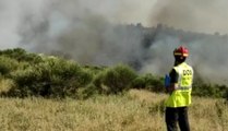 Manoppello (PE) - Incendio di vegetazione: Canadair in azione (02.07.21)