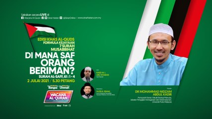 [LIVE] Di mana saf orang beriman?