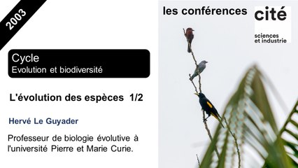 L'évolution des espèces 1/2