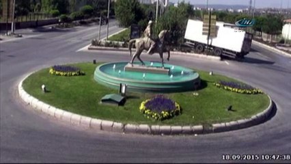 Eskişehir'deki feci kazalar kamerada