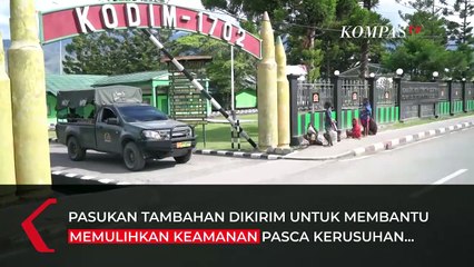 Pasca-kerusuhan, TNI Kirim Pasukan Tambahan ke Kabupaten Yalimo