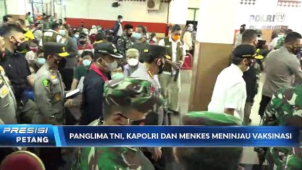 Panglima dan Kapolri Meninjau Vaksinasi Ciracas