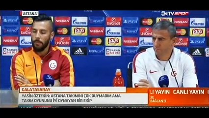 Kazak gazeteciden Yasin'i terleten soru!