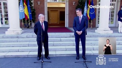 El secretario general de la ONU respalda los indultos: "La creación de condiciones para que el dialogo pueda fructificar es importante"