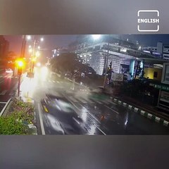 Horrific Road Accident In Hyderabad Caught On Camera