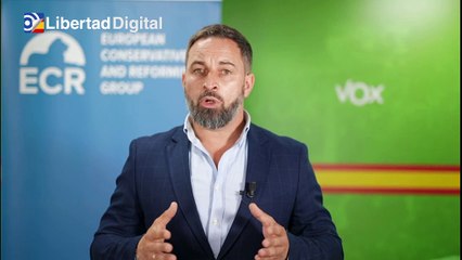 Abascal firma una declaración contra "la deriva federalista de la UE" junto a Orban, Le Pen, Salvini y Meloni