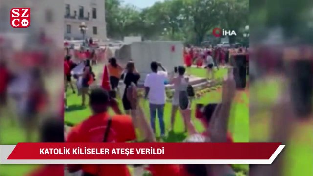 Kanada’da Kraliçe Victoria ve II. Elizabeth'in heykeli yıkıldı