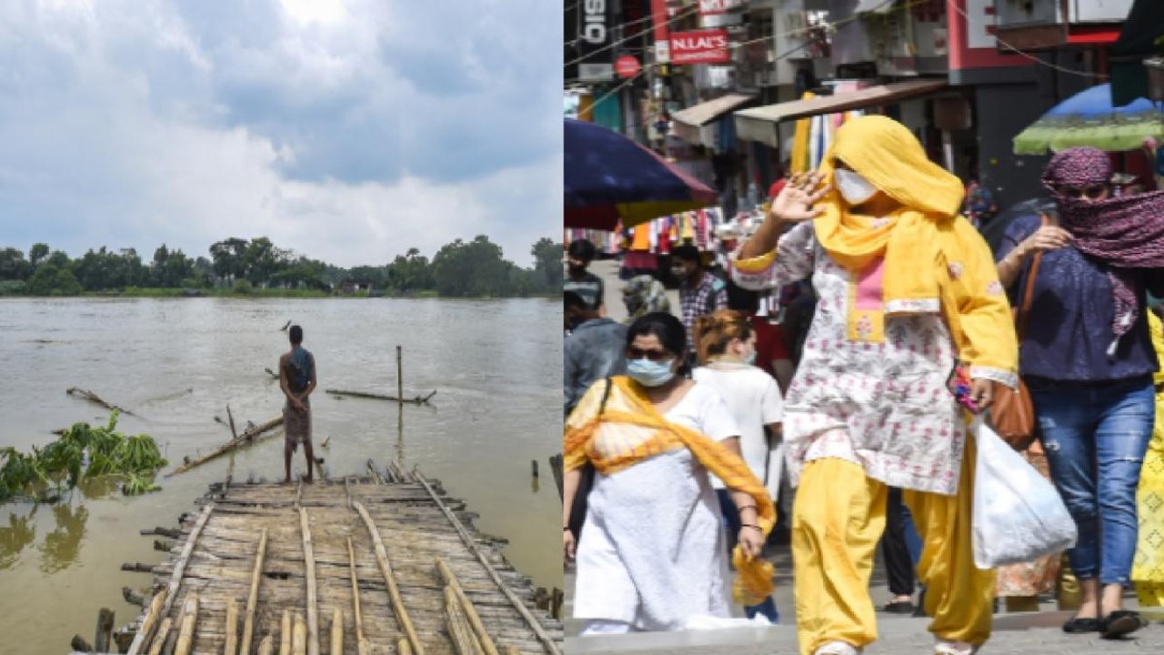Flood alert in Bihar...Delhi reeling under scorching heat