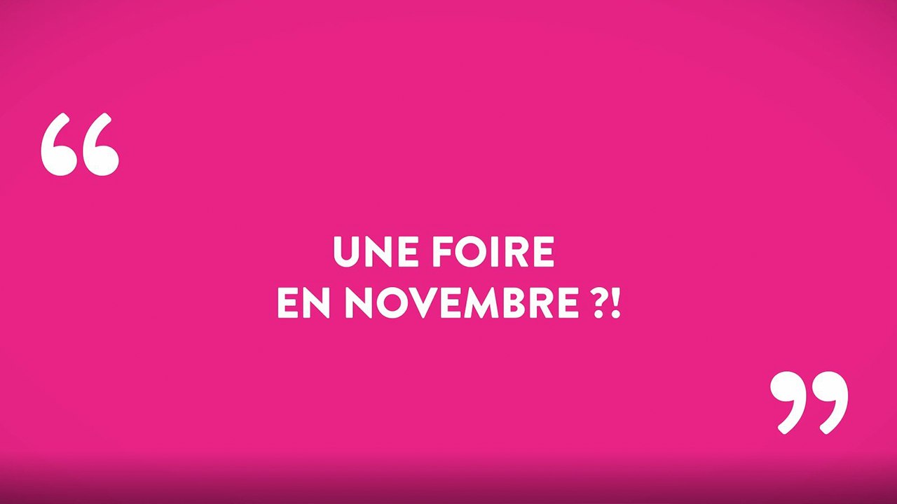 Foire 2021 : rdv du 6 au 14 novembre