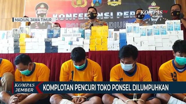 Polisi Melumpuhkan Komplotan Pencuri Toko Ponsel, Terakhir Pelaku mencuri 500 Unit Ponsel