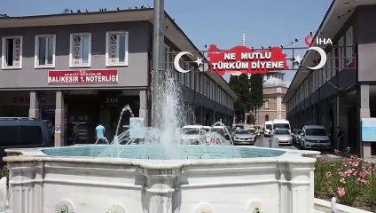 Aşırı sıcaklar Balıkesir’i bunalttı