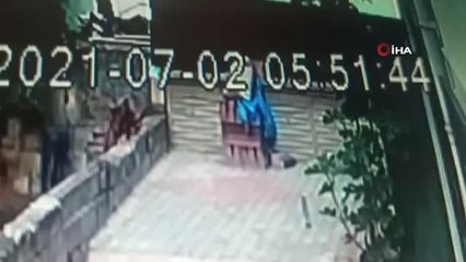 Semaver hırsızlığı güvenlik kamerasına yansıdı