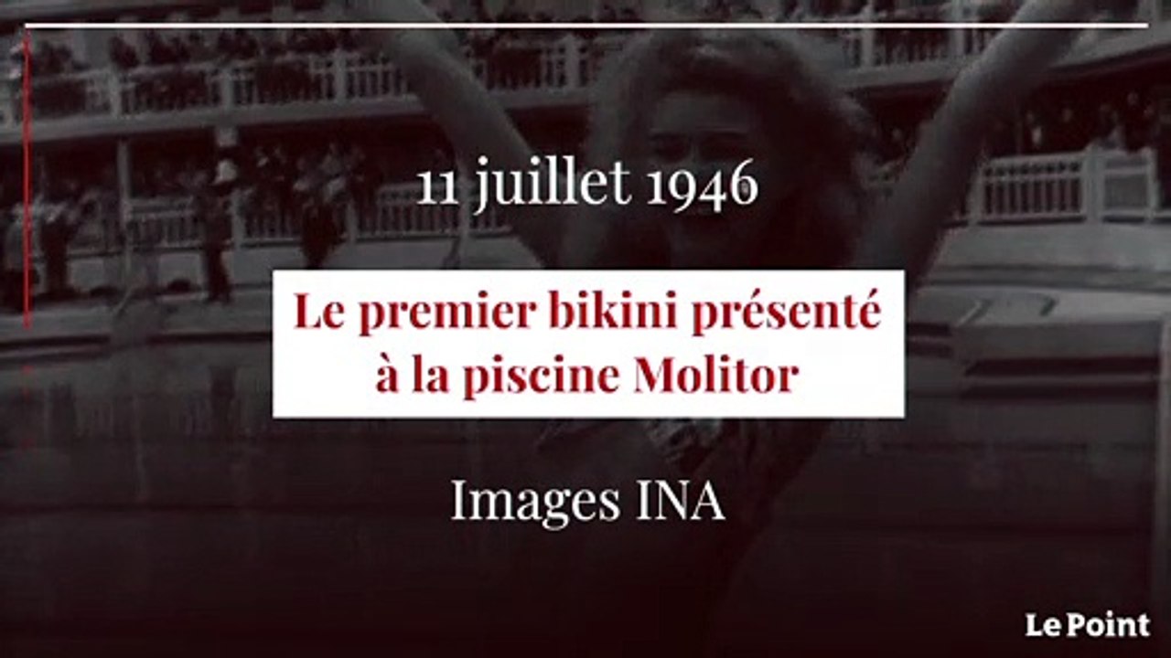 Juillet 1946 : le premier bikini présenté à la piscine Molitor