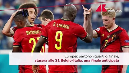 Euro 2020, Belgio-Italia: il match stasera alle 21
