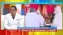 “No hemos tenido ningún vacunado en terapia intensiva”, dice el jefe del UTI del Hospital de Clínicas de La Paz