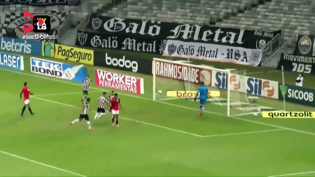 #98Esportes | O Heverton Guimarães analisou a goleada do Atlético contra o Atlético/GO, e destacou as atuações de Nacho, Zaracho e Hulk.