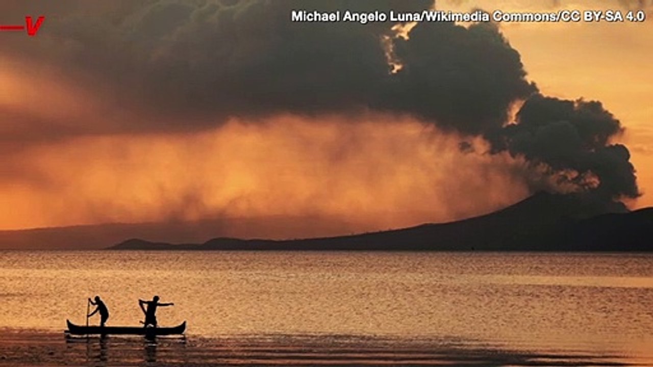 Taal Volcano Begins Erupting in Spectacularly Violent Exhibition