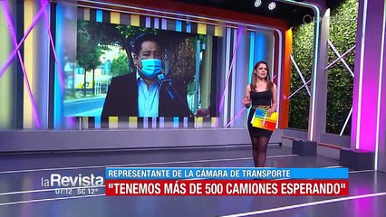 Una sola persona toma pruebas PCR a más de 500 camiones bolivianos que quieren pasar a Chile