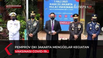 Pemprov DKI Jakarta Gelar Vaksinasi untuk Anak Usia 12-17 Tahun