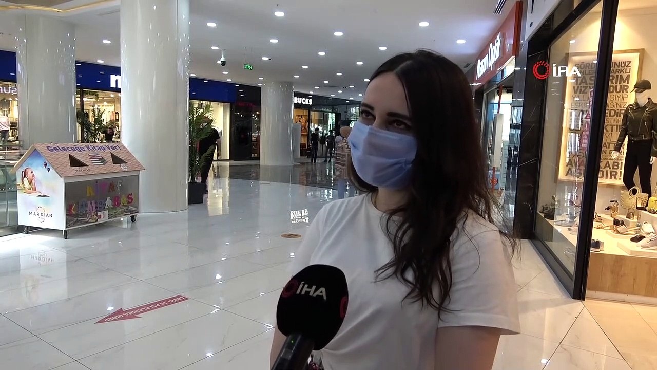 Kısıtlamalar kalktı, alışveriş merkezleri sıkı tedbirlerle çalışmaya başladı