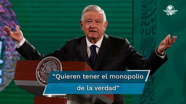 “¿Nadie puede replicarles?”; dice AMLO sobre críticas contra ¿Quién es quién en las mentiras?