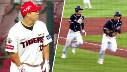 '더위 먹었나?' 안타 치고 아웃되고...웃픈 기차놀이까지 / YTN