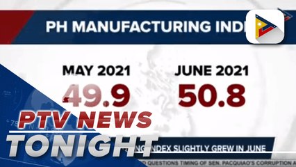 PH manufacturing index slightly grew in June