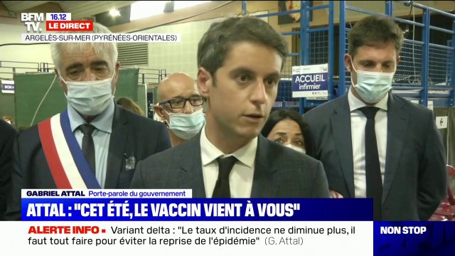 Gabriel Attal: On peut à la fois aller à la plage et se faire vacciner