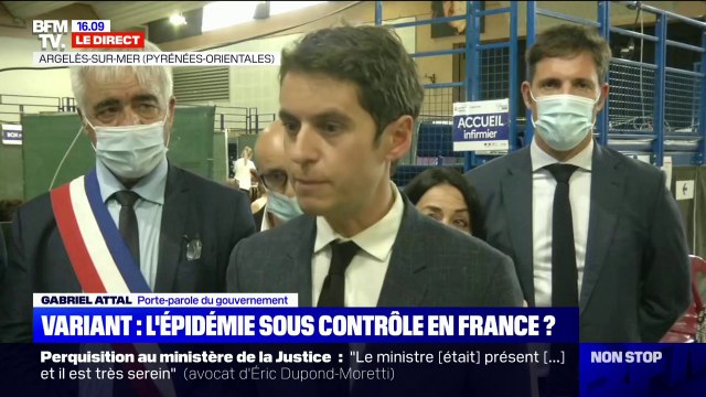 Gabriel Attal: Le taux d'incidence ne diminue plus, il faut tout faire pour éviter une reprise de l'épidémie