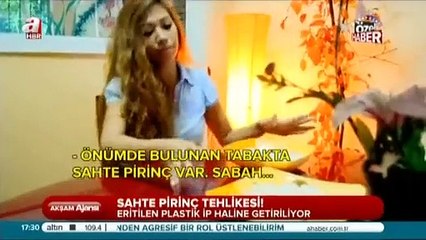 Çin'de sahte pirinç skandalı