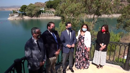 Moreno: La Junta impulsará que el Caminito del Rey sea BIC junto a la presa del Conde de Guadalhorce