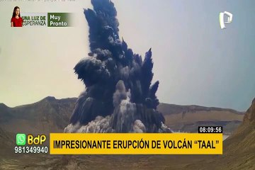 Miles de personas evacuadas en Filipinas por erupción volcánica