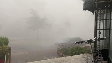 Kuvvetli sağanak ve dolu etkili oldu