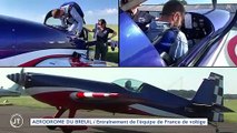 AERODROME DU BREUIL : entraînement de l'équipe de France de voltige