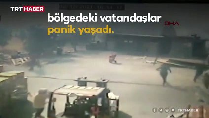 Denizli'de anız yangını fabrikalara sıçradı, o anlar kamerada