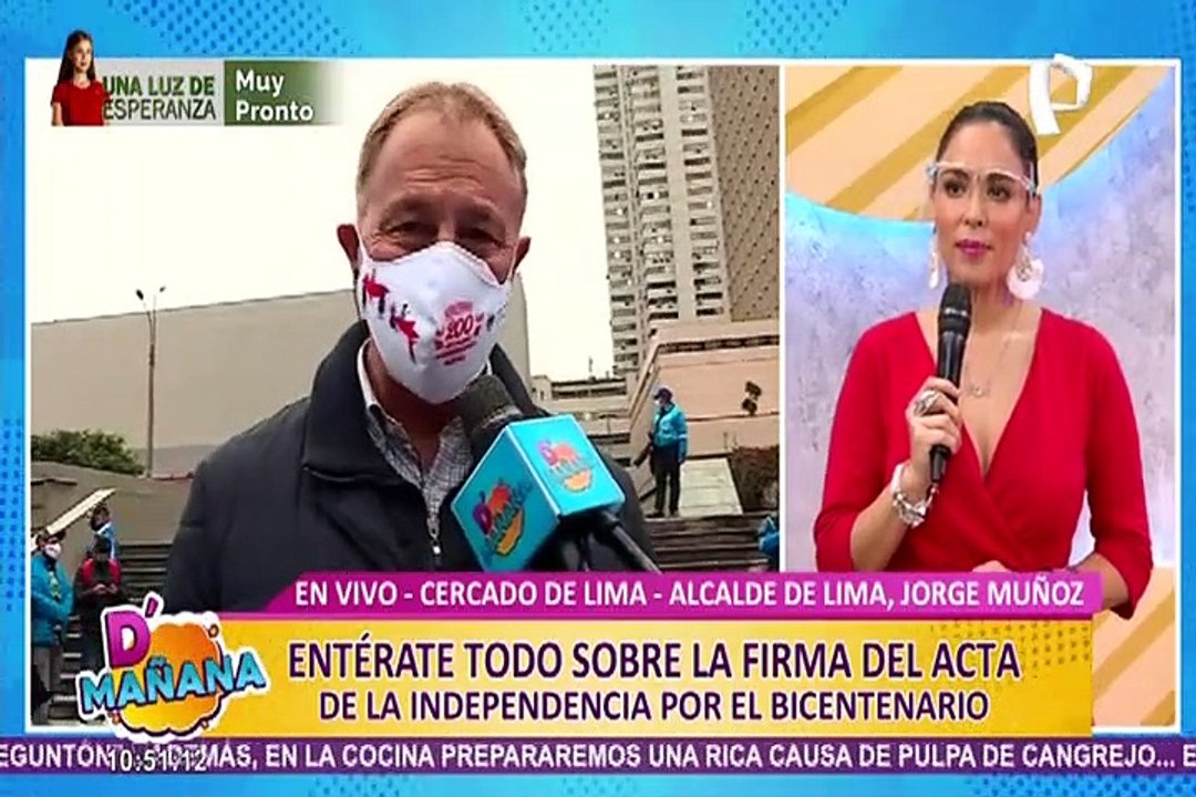 Alcalde Muñoz invita a los ciudadanos a firmar Acta de la Independencia por el bicentenario