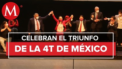 Así fue la celebración en el Auditorio Nacional de Morena por _tres años de victoria del pueblo”