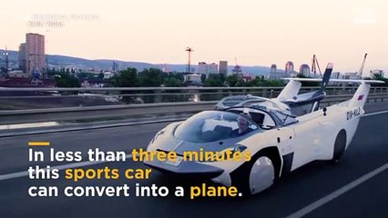 This convertible flying car has made a successful inter-city test flight in Slovakia