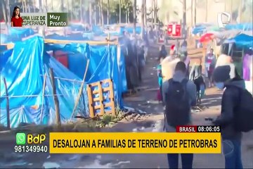 Brasil: Desalojan cerca de 400 familias en un asentamiento establecido en terreno de Petrobras