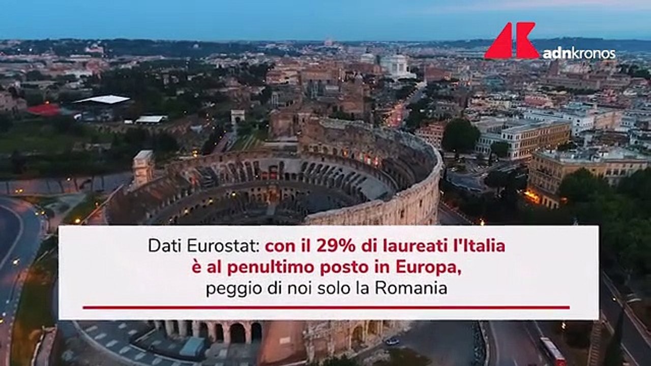 Eurostat, in Italia pochi laureati