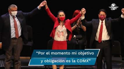 Tras gritos de “presidenta”, Sheinbaum se dice concentrada en la CDMX