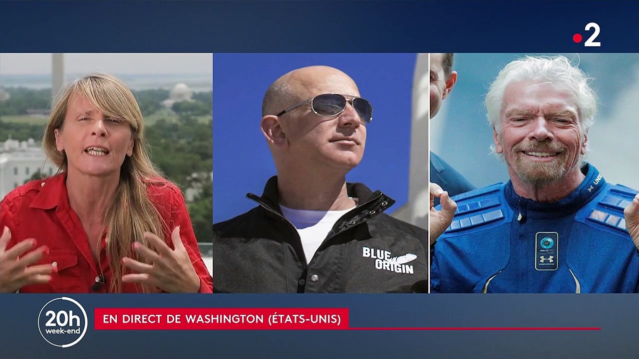 Tourisme spatial : les milliardaires Jeff Bezos et Richard Branson dans la course à l'espace